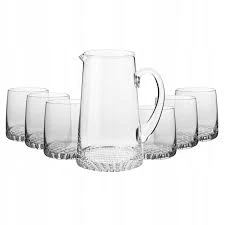 Vizespohár és kancsó készletek