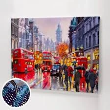 Városos gyémántfestő