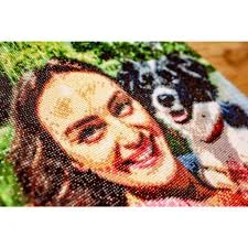 Gyémántfestő emberi motívummal